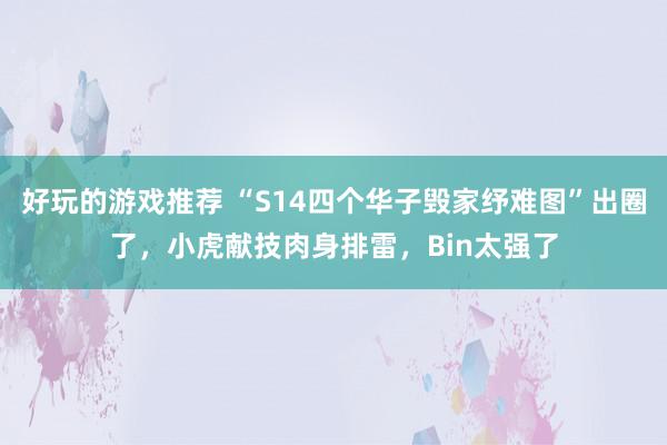 好玩的游戏推荐 “S14四个华子毁家纾难图”出圈了，小虎献技肉身排雷，Bin太强了